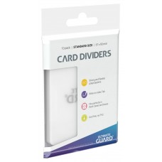 Ultimate Guard Card Dividers - Transparent - UGD010089