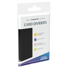 Ultimate Guard Card Dividers - Black - UGD010356