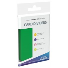 Ultimate Guard Card Dividers - Green - UGD010357