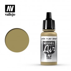 Acrylicos Vallejo - 71067 - Model Air - Bright Brass - 17 ml.