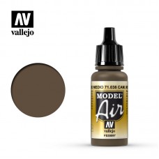Acrylicos Vallejo - 71038 - Model Air - Camouflage Medium Brown - 17 ml.