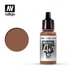 Acrylicos Vallejo - 71068 - Model Air - Copper - 17 ml.