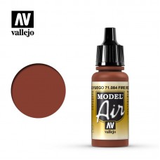 Acrylicos Vallejo - 71084 - Model Air - Fire Red - 17 ml.