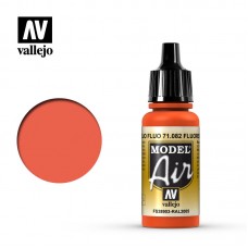 Acrylicos Vallejo - 71082 - Model Air - Fluorescent Red - 17 ml.