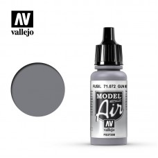 Acrylicos Vallejo - 71072 - Model Air - Gun Metal - 17 ml.