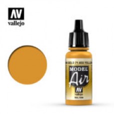 Acrylicos Vallejo - 71033 - Model Air - Yellow Ochre - 17 ml.