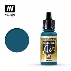 Acrylicos Vallejo - 71087 - Model Air - Steel Blue - 17 ml.