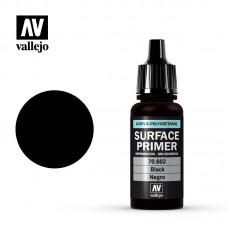 Acrylicos Vallejo - 70602 - Surface Primer - Black - 17 ml.
