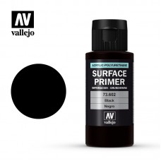 Acrylicos Vallejo - 73602 - Surface Primer - Black - 60 ml.