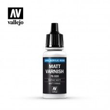 Acrylicos Vallejo - 70520 - Auxiliary - Permanent Mat Varnish - 17 ml.