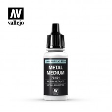 Acrylicos Vallejo - 70521 - Auxiliary  - Metal Medium - 17 ml.