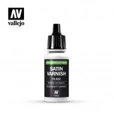 Acrylicos Vallejo - 70522 - Auxiliary - Permanent Satin Varnish - 17 ml.