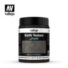 Acrylicos Vallejo - 26214 - Diorama Effects - Black Lava-Asphalt - 200 ml.