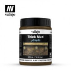 Acrylicos Vallejo - 26807 - Diorama Effects - European Thick Mud - 200 ml.