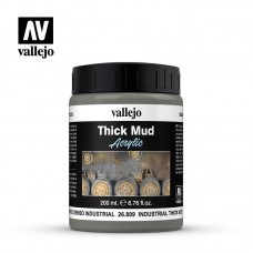 Acrylicos Vallejo - 26809 - Diorama Effects - Industrial Thick Mud  - 200 ml.
