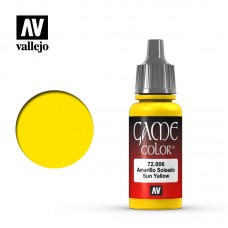 Acrylicos Vallejo - 72006 - Game Color - Sun Yellow - 17 ml.