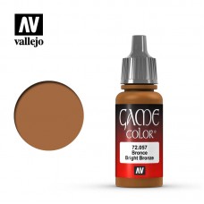 Acrylicos Vallejo - 72057 - Game Color - Bright Bronze - 17 ml.