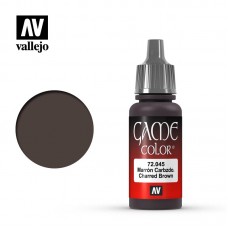 Acrylicos Vallejo - 72045 - Game Color - Charred Brown - 17 ml.