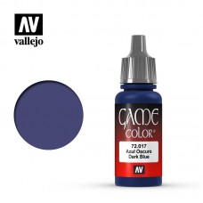 Acrylicos Vallejo - 72017 - Game Color - Dark Blue - 17 ml.