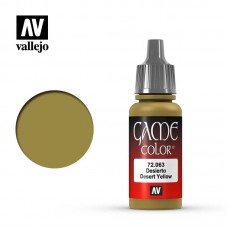Acrylicos Vallejo - 72063 - Game Color - Desert Yellow - 17 ml.
