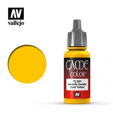 Acrylicos Vallejo - 72007 - Game Color - Gold Yellow - 17 ml.