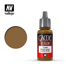 Acrylicos Vallejo - 72040 - Game Color - Leather Brown - 17 ml.