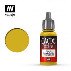 Acrylicos Vallejo - 72055 - Game Color - Polished Gold - 17 ml.