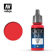 Acrylicos Vallejo - 72086 - Game Color - Red Ink - 17 ml.