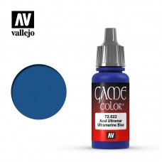 Acrylicos Vallejo - 72022 - Game Color - Ultramarine Blue - 17 ml.