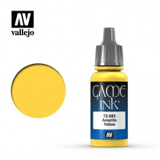 Acrylicos Vallejo - 72085 - Game Color - Yellow Ink - 17 ml.