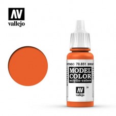Acrylicos Vallejo - 70851 - Model Color - Bright Orange - 17 ml.