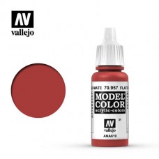 Acrylicos Vallejo - 70957 - Model Color - Flat Red - 17 ml.