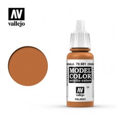 Acrylicos Vallejo - 70981 - Model Color - Orange Brown - 17 ml.