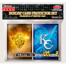 CG1759-A Duelist Card Protector Set: Millennium Puzzle and Kaiba Corporation - Sleeves