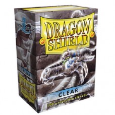 Dragon Shield 100 - Standard Deck Protector Sleeves - Classic Clear - AT-10001