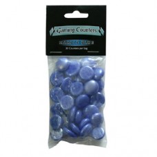 Dragon Shield Gaming Counters - Opaque Marble Blue - AT-20207