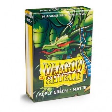 Dragon Shield 60 - Deck Protector Sleeves - Japanese size Matte Apple Green - AT-11118