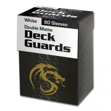 BCW - 80 Boxed Deck Guard - Matte - White -1-DGM80-WHI