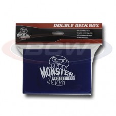 BCW - Monster Protectors Double Deck Box - Matte Blue - MB-DD-MBL