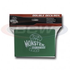 BCW - Monster Protectors Double Deck Box - Matte Green - MB-DD-MGR