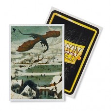 Dragon Shield 100 - Standard Deck Protector Sleeves - Classic Art - Hunters in the Snow - AT-12015