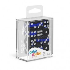 Oakie Doakie Dice - D6 Dice 16 mm Enclave - Sapphire (12 Dice) - ODD410049