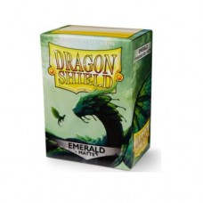 Dragon Shield 100 - Standard Deck Protector Sleeves - Matte Emerald - AT-11036