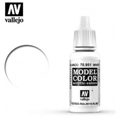 Acrylicos Vallejo - 70951 - Model Color - White - 17 ml.