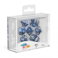 Oakie Doakie Dice - RPG Set Gemidice - Liquid Stee(7 Dice) - ODD500042