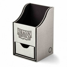 Dragon Shield Nest+ 100 Deck Box - Light Grey/Black - AT-40207