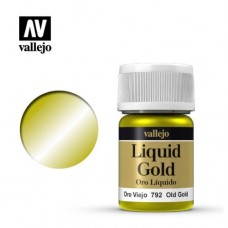 Acrylicos Vallejo - 70792 - Liquid Gold - Old Gold (Alcohol Based) - 35 ml.