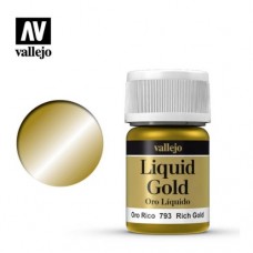 Acrylicos Vallejo - 70793 - Liquid Gold - Rich Gold (Alcohol Based) - 35 ml.