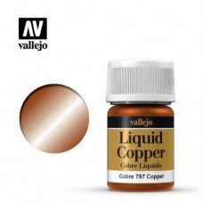 Acrylicos Vallejo - 70797 - Liquid Gold - Copper (Alcohol Based) - 35 ml.