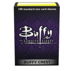 Dragon Shield 100 - Standard Deck Protector Sleeves - ​​Classic Art Buffy the Vampire Slayer - Crest - AT-16009